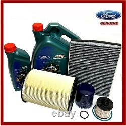 Genuine Ford Kuga 2.0 TDCi Service Kit Oil Air Cabin Diesel Filter & 6L Oil New