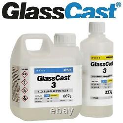 GlassCast 3 Clear Epoxy Penny Floor Resin, Tabletop, Bar-Top Coating Resin