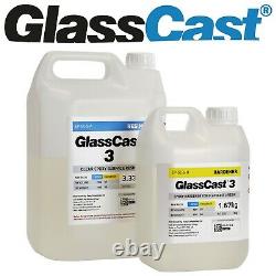 GlassCast 3 Clear Epoxy Penny Floor Resin, Tabletop, Bar-Top Coating Resin