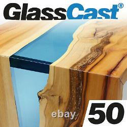 GlassCast 50 River Table Resin, Furniture Infills, Clear Casting, Glass Cast