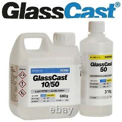 GlassCast 50 River Table Resin, Furniture Infills, Clear Casting, Glass Cast