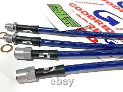 Goodridge Braided Brake Hoses Kit Brand New Performance for Vauxhall Corsa D VXR