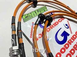 Goodridge Braided Brake Hoses Kit Orange Brand New for Ford Focus MK2 ST 225