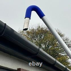 Gutter Vacuum Pole Kit Long Reach Drain Pipe Sucker Hoover Vac Cleaning Crevice