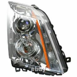 Halogen Headlights Headlamps Left & Right Pair Set for 08-14 Cadillac CTS