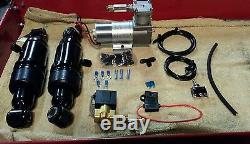 Harley air ride SUSPENSION TOURING! 94-19 US SELLER KIT WITH COMPRESSOR MOUNT