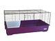 Heritage Rabbit 100cm Purple Large Indoor Cage Kit Guinea Pig Rodent Hutch Home