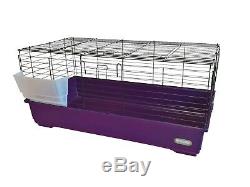 Heritage Rabbit 100cm Purple Large Indoor Cage Kit Guinea Pig Rodent Hutch Home