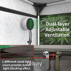 Hydroponics Grow Tent Kit Indoor Portable Garden Bud Dark Room 600d Mylar Box