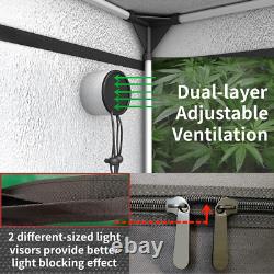 Hydroponics Grow Tent Kit Indoor Portable Garden Bud Dark Room 600d Mylar Box