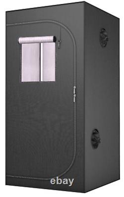 Hydroponics Grow Tent Kit Indoor Portable Garden Bud Dark Room 600d Mylar Box