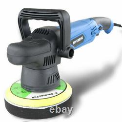 Hyundai Dual Action Car Polisher Kit 150mm Random Orbital Polishing Machine