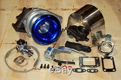 Internal Turbo Charger Stage 2 Kit Hybrid Blow Off Stainless -3an ss Heatshield