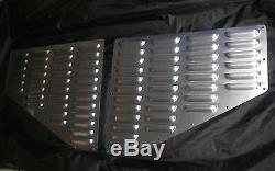 Jeep XJ Cherokee Louver Aluminum Hood BoltOn Vent Panels Kit RodLouvers Cooling