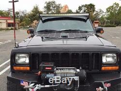 Jeep XJ Cherokee Louver Aluminum Hood BoltOn Vent Panels Kit RodLouvers Cooling