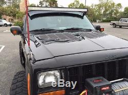 Jeep XJ Cherokee Louver Aluminum Hood BoltOn Vent Panels Kit RodLouvers Cooling