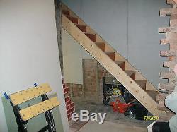 Kit form straight staircase