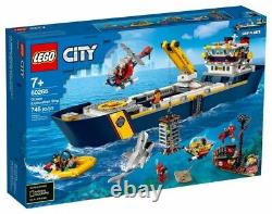 LEGO City Ocean Exploration Ship (60266) Building Kit 745 Pcs