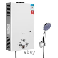 LPG Hot Water Heater Propane Gas Tankless Instant Boiler Shower Kit Portable