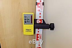 Laser Level kit with ground-works Rotary Laser & indoor Crossline +Tripod/Staff