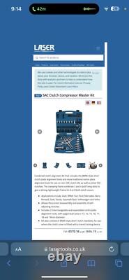 Laser Tools Clutch Compressor Master Kit (brand New)