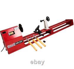 Lumberjack Starter Wood Lathe Variable Speed with Turning Kit & 3 Chisels 240v