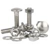 M10 Carriage Bolts Coach Bolt + Hex Full Nuts & Washers Kit A2 Stainless Steel