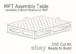 MFT Torsion Box Assembly Table Wood Work Bench Kit 1190x800mm MDF / Birch Ply