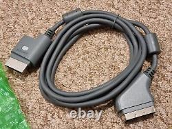 MICROSOFT XBOX 360 OFFICIAL RGB SCART TV AV CABLE LEAD BRAND NEW From DEV KIT