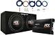 Mtx Terminator Tnp212d2 1200w Dual 12 Sub And Box And Amplifier And Amp Kit