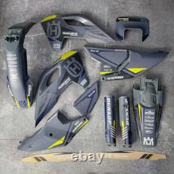 MX Graphics & Plastics Kit Husqvarna Grey TC FC TE FE 50 65 85 125 250 450