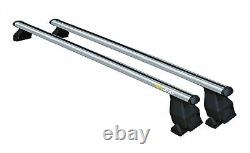 M-Way Aluminium Roof Rack Rail Cross Bars for Vauxhall Corsa D (06-14) + Kit 20