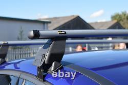 M-Way Aluminium Roof Rack Rail Cross Bars for Vauxhall Corsa D (06-14) + Kit 20