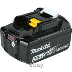 Makita 18v Cordless Combo Tool Kit 6 Tools Drill Impact Saw Vacuum Light Set