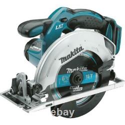 Makita 18v Cordless Combo Tool Kit 6 Tools Drill Impact Saw Vacuum Light Set