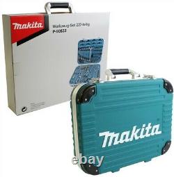 Makita P-90532 227 Piece General Maintenance Kit Spanner Socket Screwdriver Set