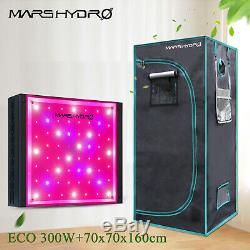 Mars Hydro ECO 300W LED Grow Light +70x70x160cm Indoor Grow Tent Plant Grow Kits
