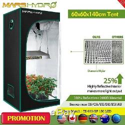 Mars Hydro TS 600W LED Grow Light+Carbon Filter Combo +Grow Tent Complete Kit