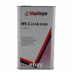 Max Meyer 0200 2K Clear Coat Car Lacquer 7.5ltr Kit With 8000 Hardener