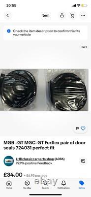 Mgb Gt Rubber Restoration Kit Brand New Parts Kit Includes All Attached Parts