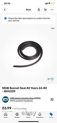 Mgb Gt Rubber Restoration Kit Brand New Parts Kit Includes All Attached Parts