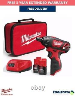 Milwaukee Milwaukee M12SET1D-152B 12v 2x1.5Ah Li-ion Sub Compact Screwdriver