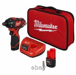 Milwaukee Milwaukee M12SET1D-152B 12v 2x1.5Ah Li-ion Sub Compact Screwdriver