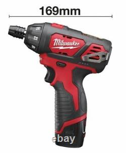 Milwaukee Milwaukee M12SET1D-152B 12v 2x1.5Ah Li-ion Sub Compact Screwdriver