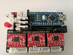 Mini DIY CNC 24x17cm Router Kit USB Desktop Metal Engraver PCB Milling Machine