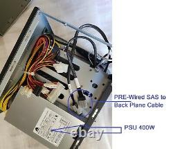 Mini-ITX NAS Storage Server 8-Bay HDD HOT SWAP Case Chassis Enclosure PSU Kit