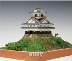 Miniature Diarama 1/150 Gifu Castle Japan Wooden Model Assembly Kit Brand New