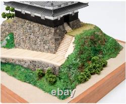 Miniature Diarama 1/150 Gifu Castle Japan Wooden Model Assembly Kit Brand New