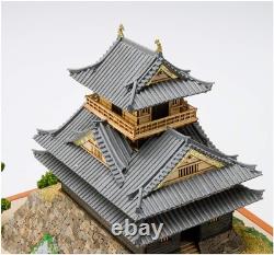 Miniature Diarama 1/150 Gifu Castle Japan Wooden Model Assembly Kit Brand New