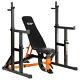 Mirafit Hd Adjustable Fid Weight Bench & Squat Rack/dip Stand/press Lifting Kit